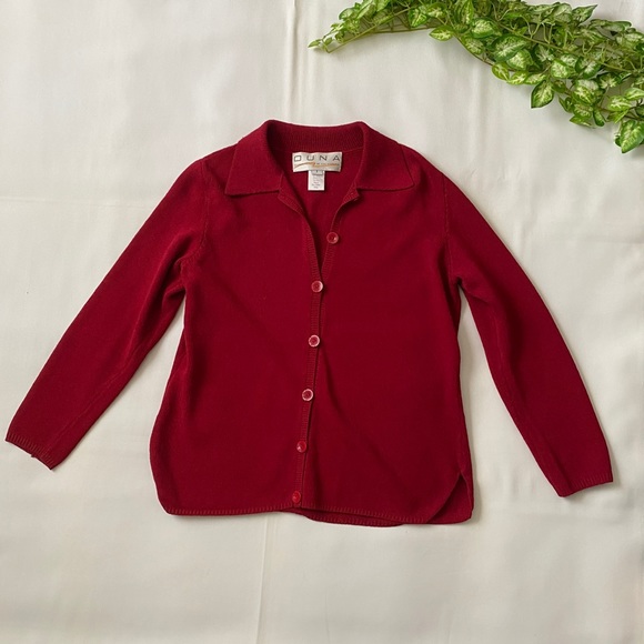 Vintage Knit Collared Sweater Polo by DUNA - Picture 3 of 5